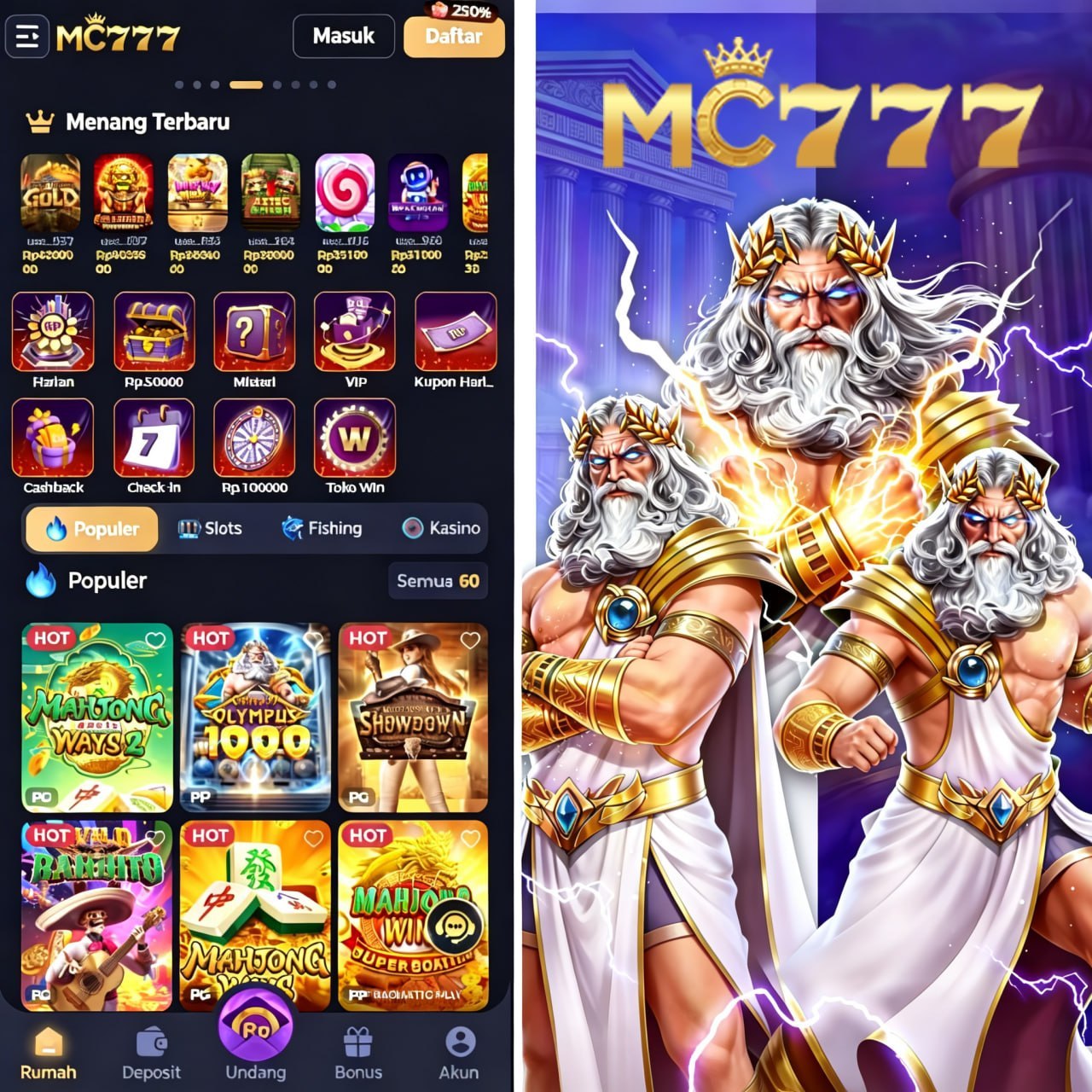 MC777 - mc777 App Akun Login Mudah ⭐